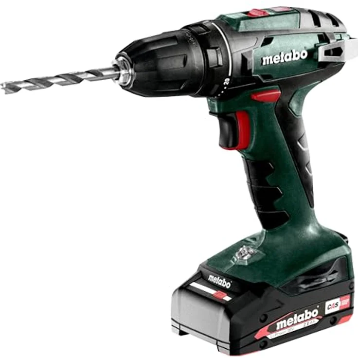 Metabo 18V Akku-Bohrschrauber BS 18 2x Akku 2.0Ah im Koffer (602207560) – Bild 4