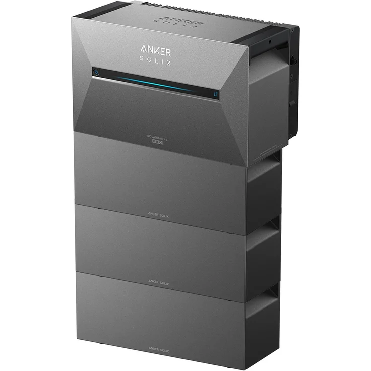 Anker SOLIX Solarbank 3 Pro E2700, 3.600 W/2.688 Wh LiFePO4, IP65, erweiterbar bis 16 kWh mit 3 BP2700 Erweiterungsakku