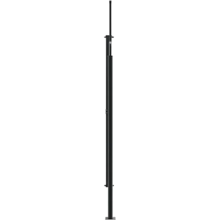 vidaXL Seitenmarkise, Wandmarkise mit PU-Beschichtung, Sichtschutz für Balkon Terrasse Garten, Windschutz Markise, Ausziehbar Anthrazit Polyester – Bild 4