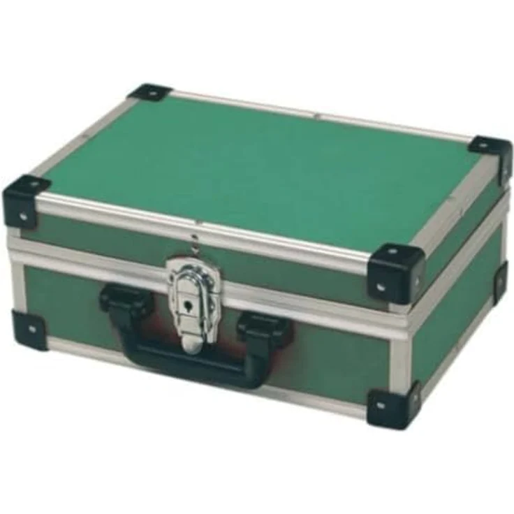 Alu Werkzeugkoffer grün 330x230x150mm (191008) – Bild 2