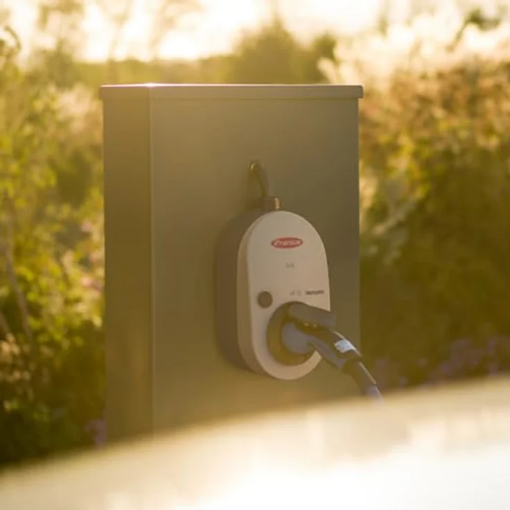 Fronius Elektroauto Ladestation Wattpilot Go 22 J 2 (Typ 2, 22 kW, 32 A) Transportable Wallbox - Schwarz – Bild 3