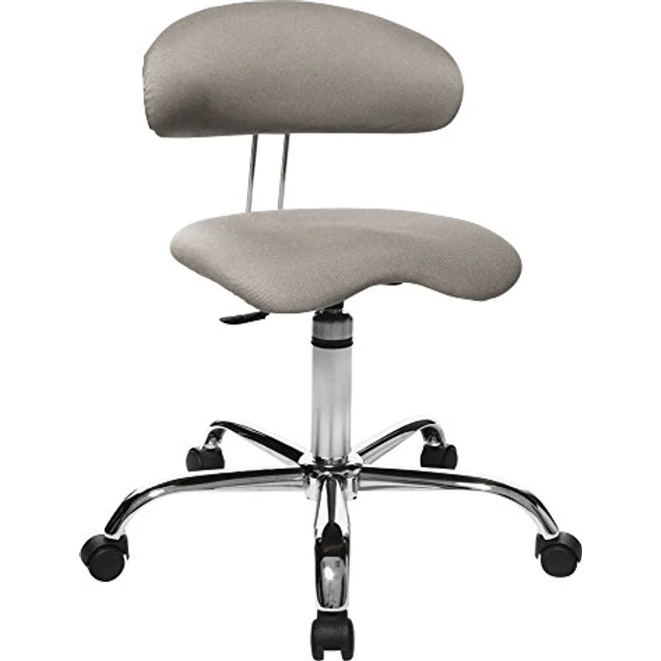 Topstar ST290W53 Hocker Sitness 40, beiger Arbeitshocker mit ergonomischem Design – Bild 3