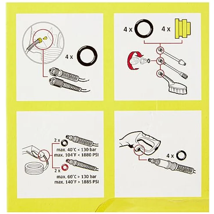 Kärcher Ersatz O-Ring-Set – Bild 3