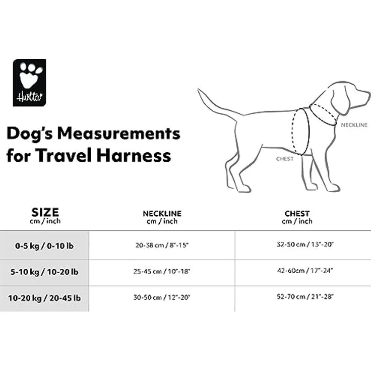 Hurtta Reise-Hundegeschirr (0-5 kg, autosicher, BlackBerry) – Bild 2