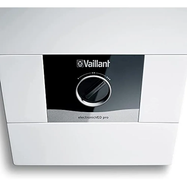 Vaillant VED pro 24/8, elektronischer Durchlauferhitzer mit 24 kW Leistung, 8 l/min Wasserleistung, drei einstellbaren Fixtemperaturen von 35°C/45°C/55°C, druckfest, IP25, 400V – Bild 2