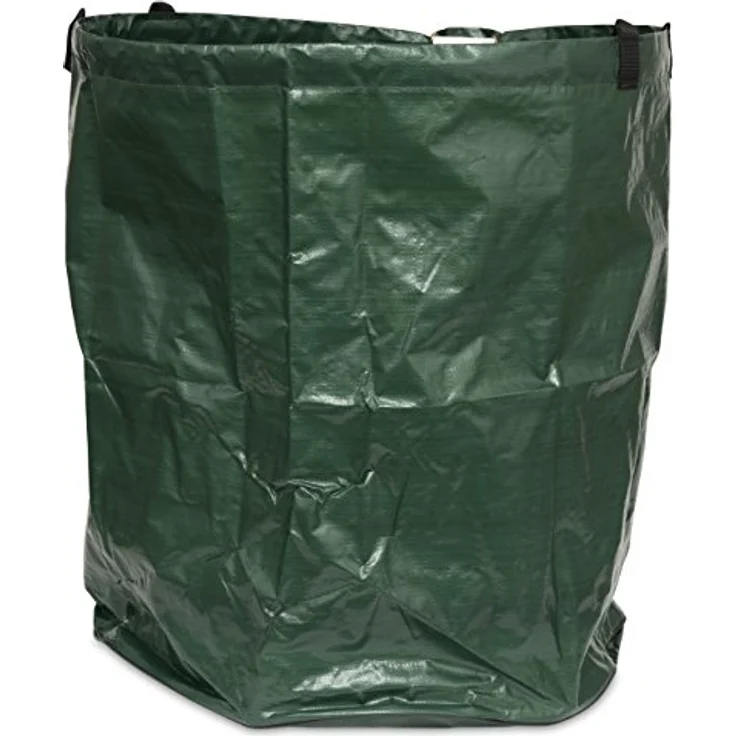 Windhager Garten-Bag, Gartensack, Abfallsack, Laubsack Garten, faltbar platzsparend 180 L, grün, Durchmesser 60 x 65 cm, 06394 – Bild 2