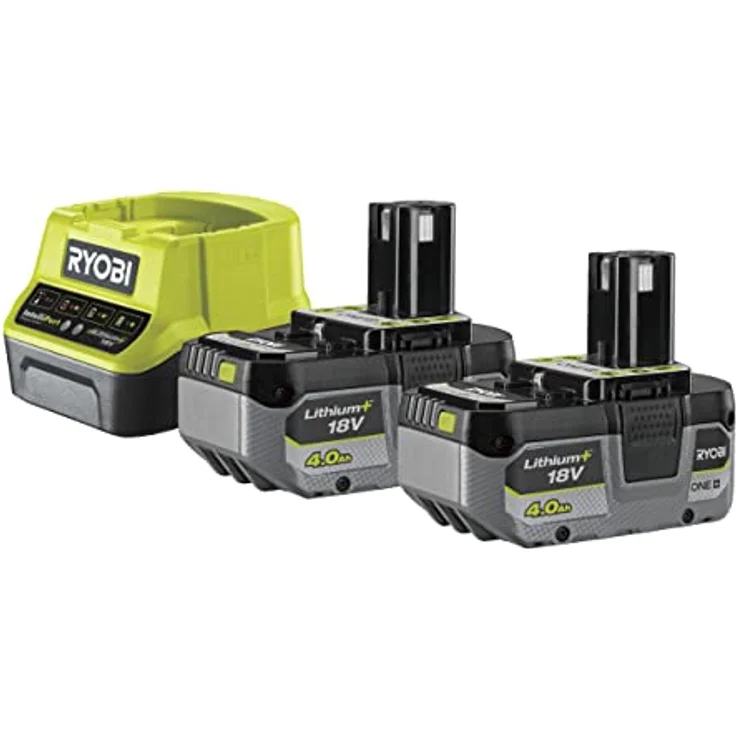 RYOBI Akku-Starter-Set RC18120-240X 2x 18V 4Ah, ONE+ Akku-System, Lithium-Ionen-Akku – Bild 2