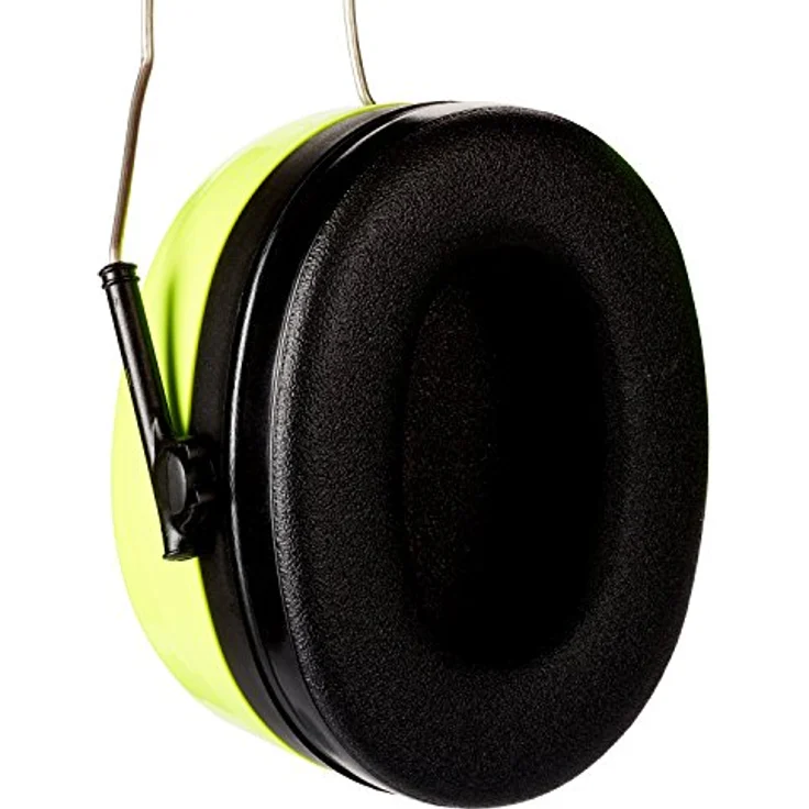 3M Peltor Optime III Kapselgehörschutz, Kopfbügel, Hi-Viz, SNR 35 dB, hohe Sichtbarkeit, 1 Stück, grün – Bild 4
