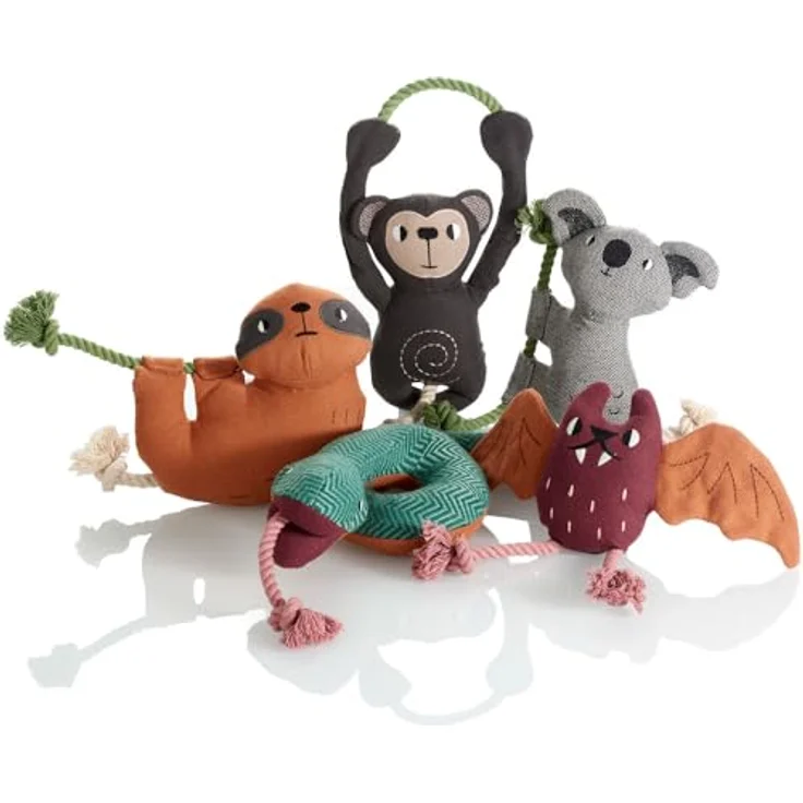 Hunter Tierbedarf Tierkuscheltier Hundespielzeug Rio Fledermaus mit Tau, recyceltes Material, robuste Verarbeitung, 25 cm – Bild 2