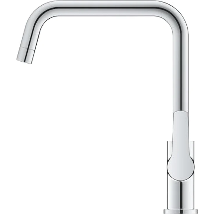 Grohe Start Einhand-Spültischbatterie für Vorfenstermontage, Chrom, mit Temperaturbegrenzer und schwenkbarem Auslauf – Bild 2