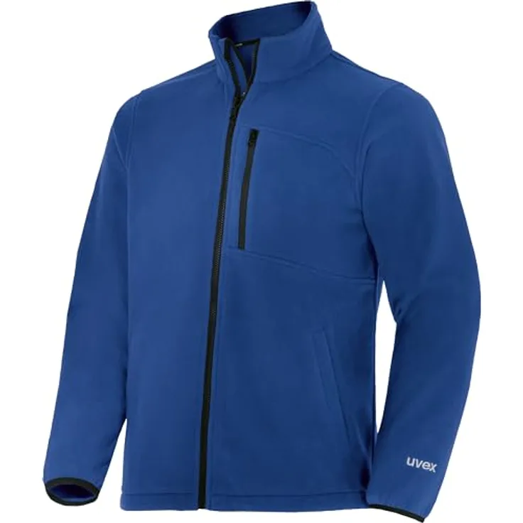 Uvex Sports, Arbeitsjacke uvex suXXeed craft, Fleecejacke aus wärmendem Microfleece, blau ultramarin, 4XL
