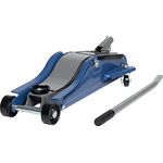 cartrend hydraulischer Wagenheber, Rangierwagenheber für SUVs und Geländewagen mit Quicklift-Funktion, 2 Tonnen