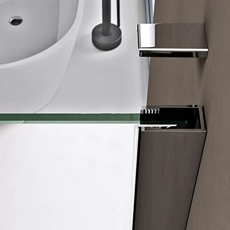 doporro Ravenna36-Plus Eck-Duschkabine 80x100x195cm mit 8mm ESG-Sicherheitsglas und beidseitiger NANO-Beschichtung, Klarglas – Bild 5