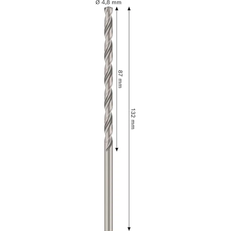 Bosch Accessories Metall-Spiralbohrer HSS-G, langlebiger Hochgeschwindigkeitsstahl für präzises Anbohren, 1 St. – Bild 3
