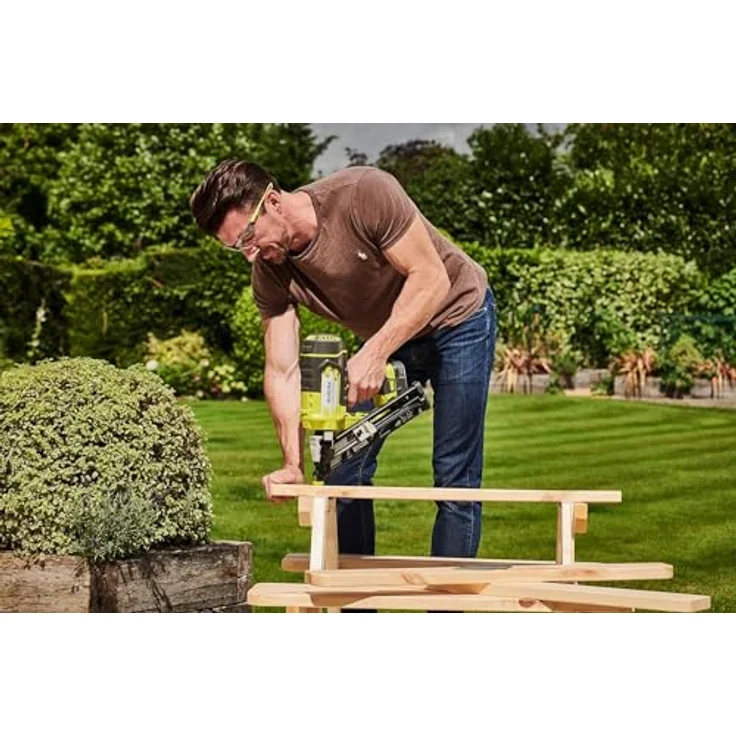Ryobi ONE+ Akku-Nagler R15GN18-0, 18Volt, grün/schwarz, ohne Akku und Ladegerät – Bild 5