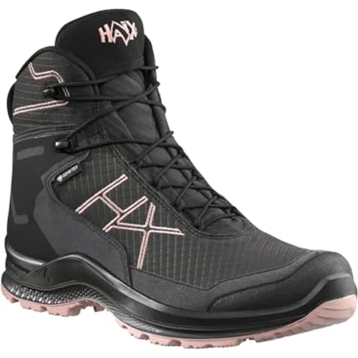 HAIX Black Eagle Adventure 3.0 GTX Ws mid, Wasserdichte Sicherheitsstiefel mit GORE-TEX® Futter, grau/rosa, Gr. 37 – Bild 3