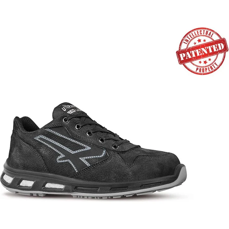 U-Power RL20013 U-Power Carbon S3 SRC Arbeitsschuh, Leichte Sicherheitshalbschuhe aus getrommeltem Nubukleder, blau – Bild 1