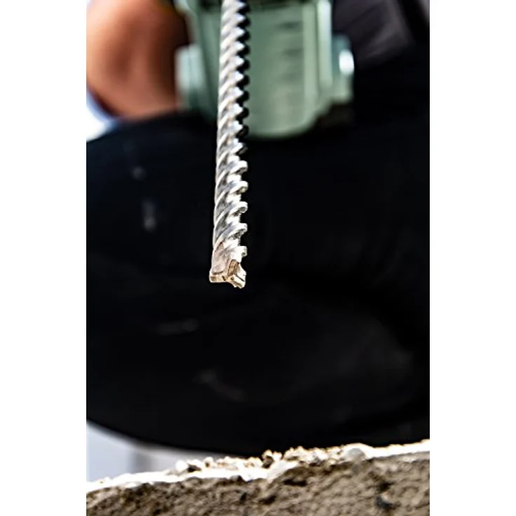 Heller TriJET SDS-plus Hammerbohrer 6,0x250x310mm, Premium Mehrschneider für Beton und Armierung, extrem verschleißfest mit patentiertem Trijet-Kopf – Bild 5