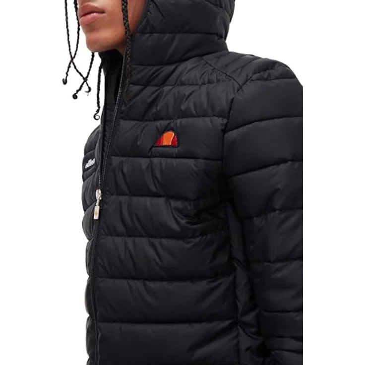 Ellesse Steppjacke Lombardy (1-St), Arbeitsjacke aus 100% Mikro-Polyester, Steppeinsätze, verdeckte Taschen und Kapuze, gesticktes Semi-Palla und Logo, Reißverschluss mit Semi-Palla, blau – Bild 6