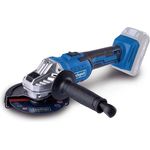 Scheppach IXES 20V Akku-Winkelschleifer C-AG125-X, 125 mm Scheibendurchmesser, ohne Akku, Softstart und Überlastschutz