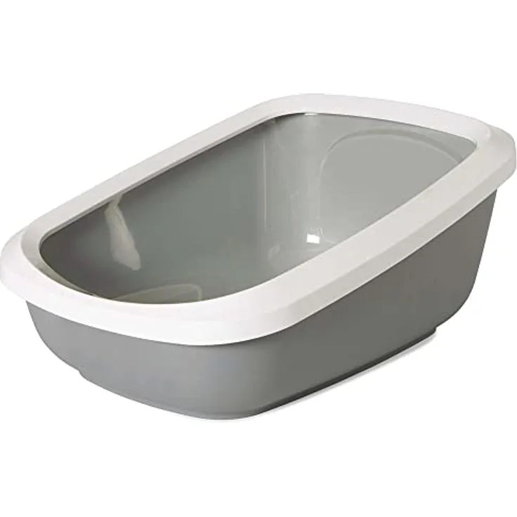 Savic Katzentoilette Katzenklo mit Rand ASEO Jumbo - 67,5 x 48,5 x 28 cm