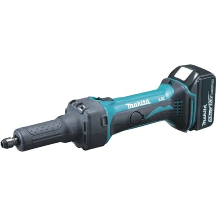 Makita Akku-Geradschleifer 18 V - 5,0 Ah, 2 Akkus und Ladegerät im MAKPAC, DGD800RTJ – Bild 2