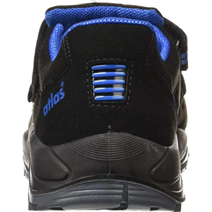Atlas Schuhe TX 360 ESD, Arbeitsschuh mit Stahlkappe, schwarz/blau, Weite 10, antistatisch, öl- und benzinbeständig – Bild 3