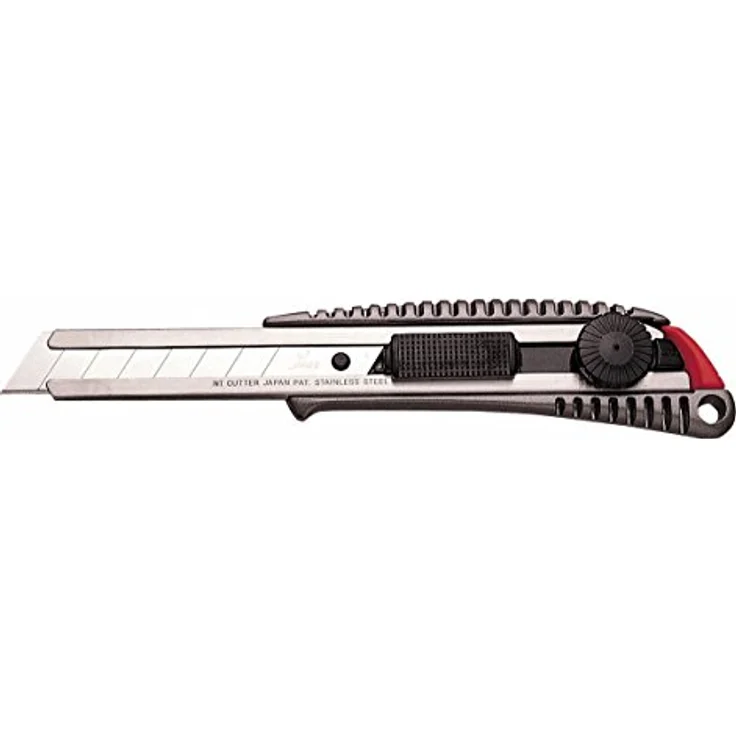 Nourished Essentials Cutter SL 700 GP, Teppichmesser mit 18 mm Klingenbreite und Sicherheitsstopp, anthrazit – Bild 2
