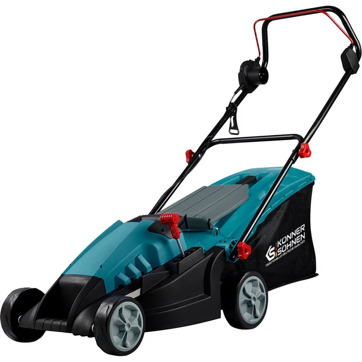 Könner & Söhnen Elektrorasenmäher KS 38LM-BL, 38 cm Schnittbreite, 3000 U/min 1400 W, robust und langlebig