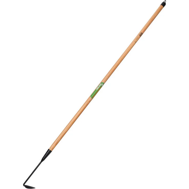 Freund Victoria Unkrautstecher, Unkrautjäter mit langem Holzstiel, 161 cm, pulverbeschichteter schwarzer Kopf, 7 cm Klingenlänge