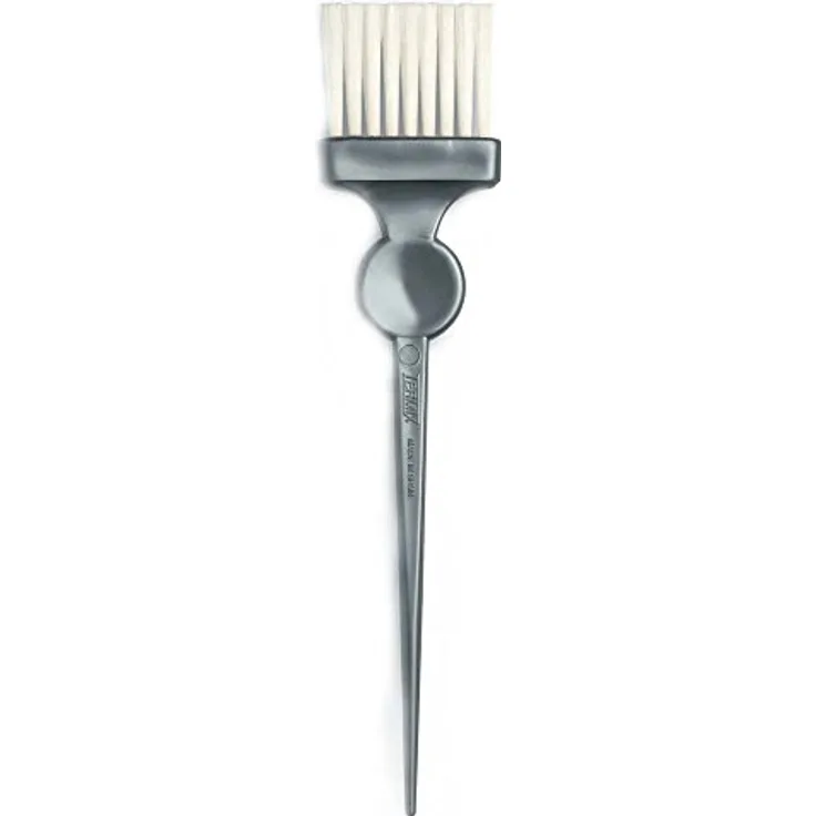 Termix P-010-P101 – Kleiner Flachpinsel, Weiße Borsten, silberfarben