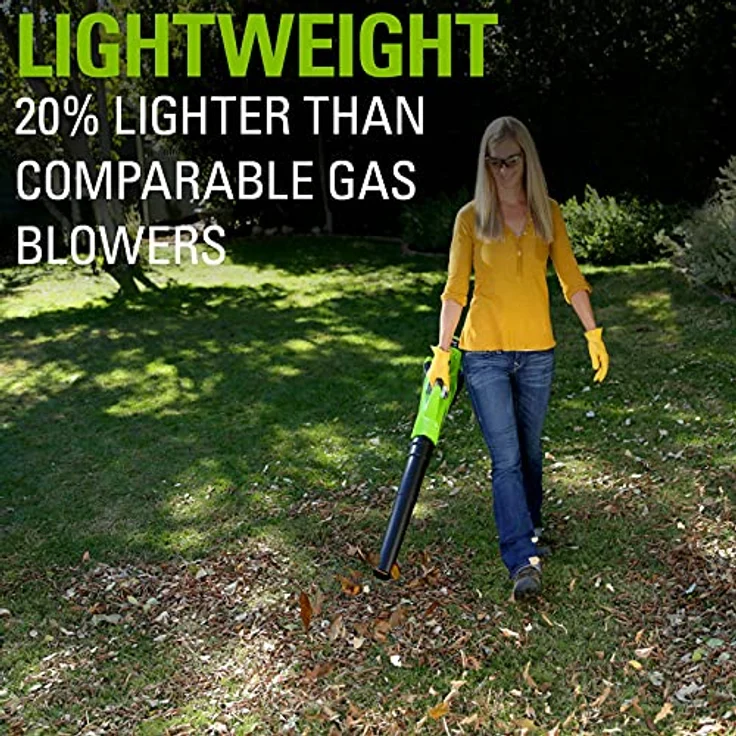 Greenworks 40V Akku-Axial-Laubbläser inklusive 2Ah Akku mit Ladegerät - 2400807UA – Bild 7