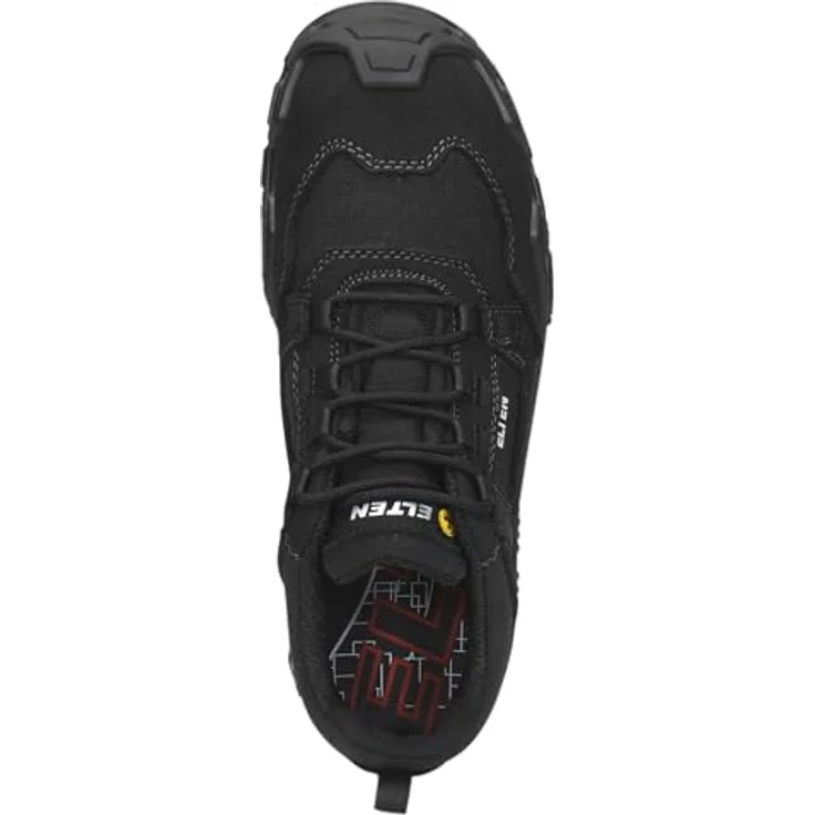 ELTEN Sicherheitsschuhe MIKE black Low ESD S3S 723821, hydrophobierte Mikrofaser, Stahlkappe, schwarz, Größe 47 – Bild 7