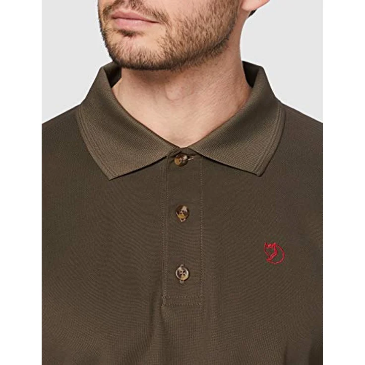 Fjällräven Poloshirt Polohemd Crowley, UV-resistent, feuchtigkeitsabsorbierend, schnelltrocknend, schwarz – Bild 3