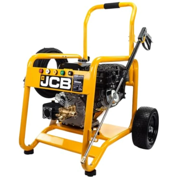 JCB Benzin-Hochdruckreiniger PW15040PP24, 15 PS, 276 bar, 15 l/min, 15 m Schlauch, 5 Düsen – Bild 1