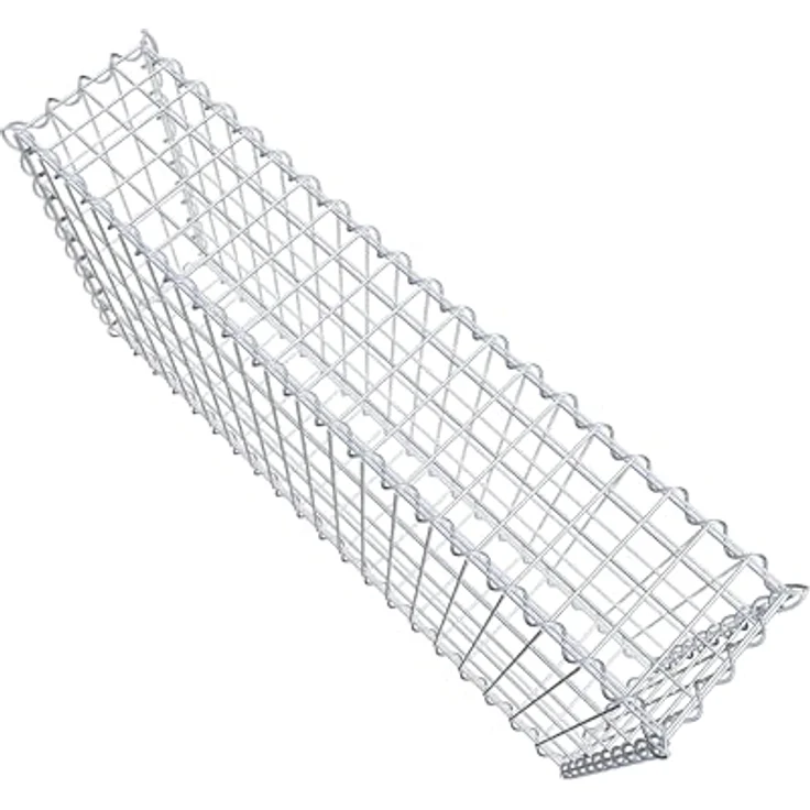 Gabiona Gabione 100 cm x 50 cm x 20 cm (L x H x T), Maschenweite 5 cm x 10 cm, Spirale – Bild 4
