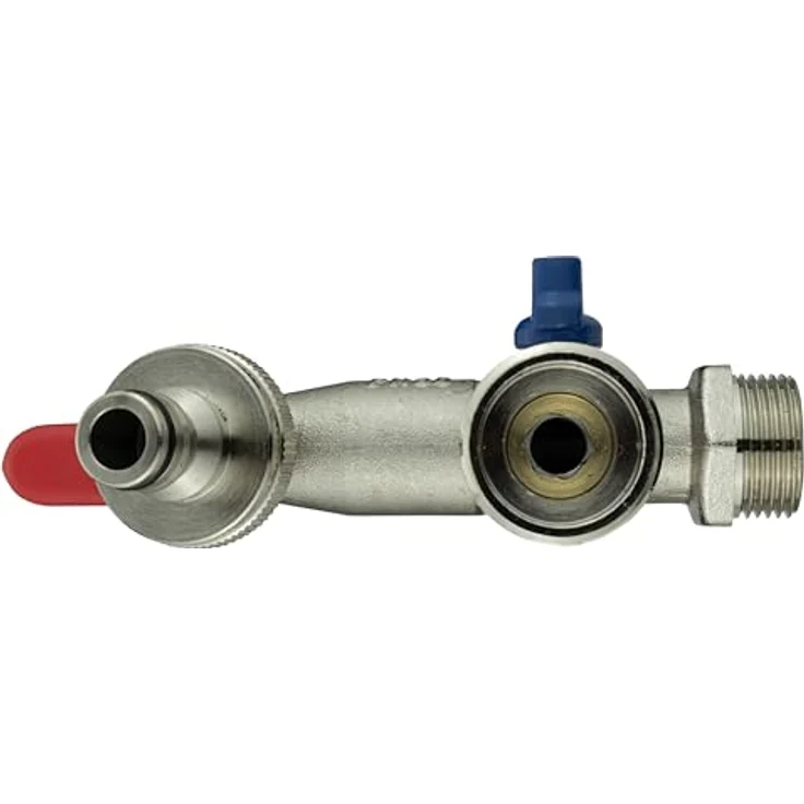 Doppelwasserhahn, 1-2 x 3-4 x 3-4 Zoll Bewässerungszubehör – Bild 3