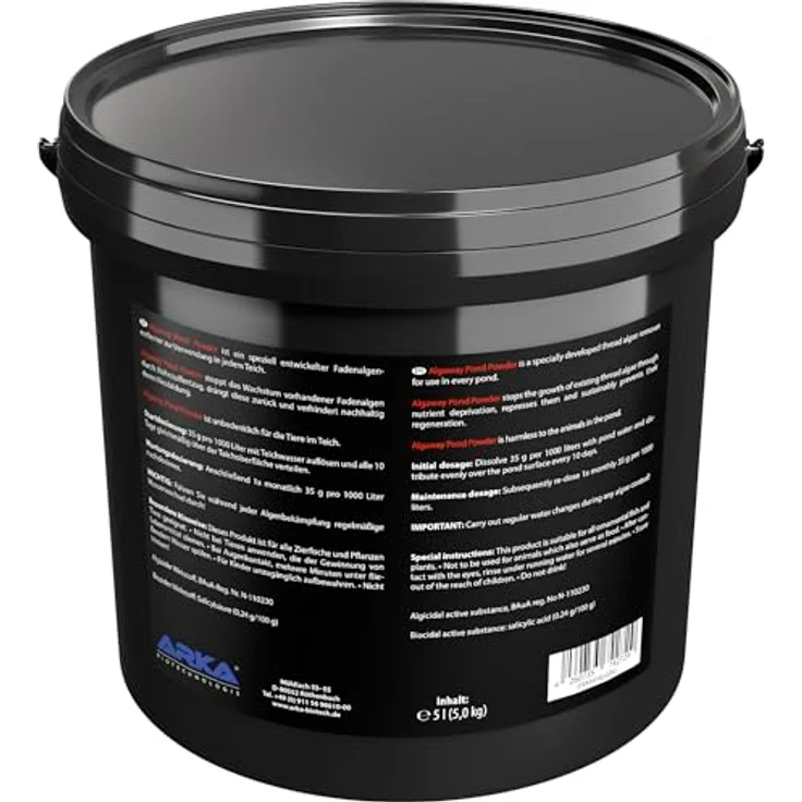 ARKA Microbe-Lift Pond Algaway Powder - 5000 g - Effektiver Fadenalgenentferner für Teiche, beseitigt Algen schnell und verhindert Neubildung, umweltfreundlich für bis zu 142.000 Liter Wasser – Bild 2