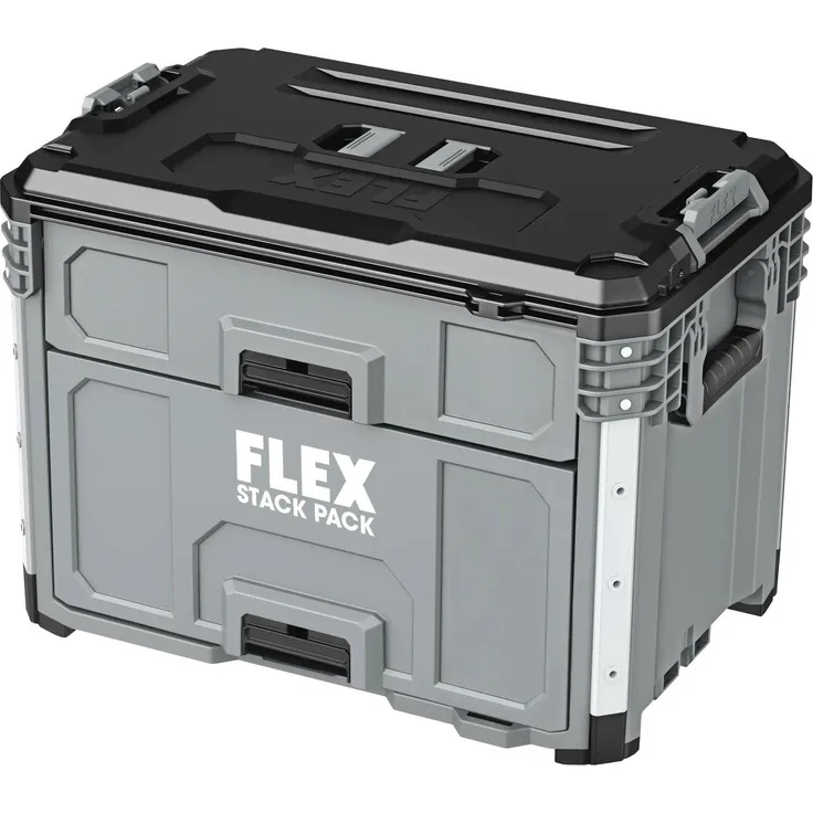 Flex-Tools 533240 TKL SP 2DB STACK PACK, Werkzeugkoffer mit Schubladenbox und Zubehör