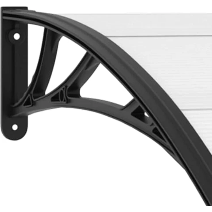 vidaXL Türvordach 120×100 cm PC – Bild 5