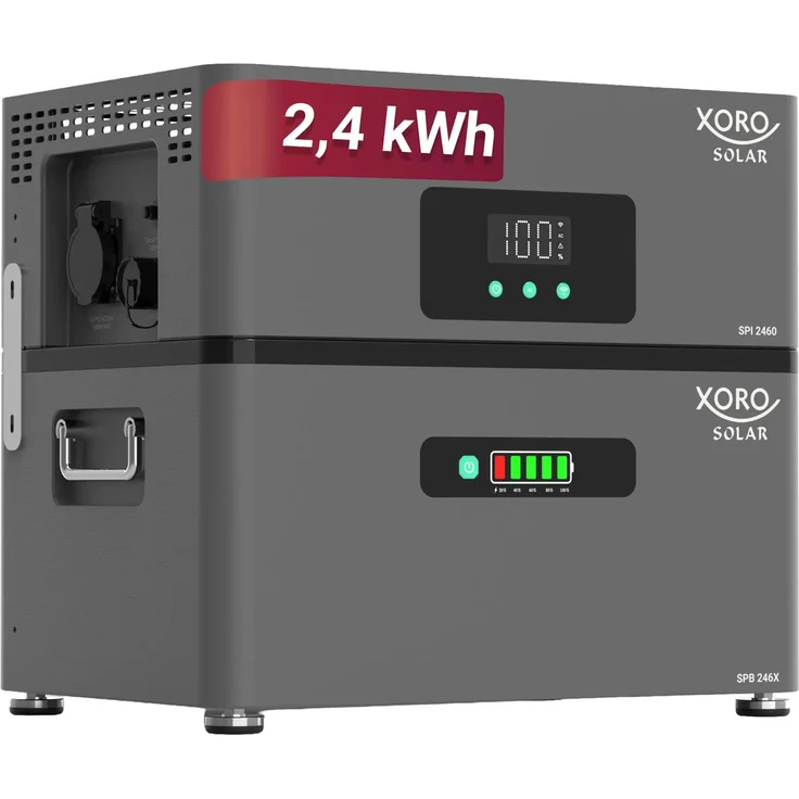 XORO SOLAR ATLAS-D 2.4 kWh Stromspeicher, AC-gekoppelt, erweiterbar bis 12 kWh, Notstromfunktion, IP65-zertifiziert – Bild 1