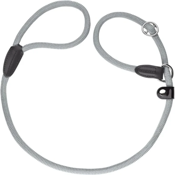 HUNTER EIBY Freestyle Retriever-Leine, für Hunde, Tau, mit integrierter Halsung, witterungsbeständig, 8/170, grau – Bild 2
