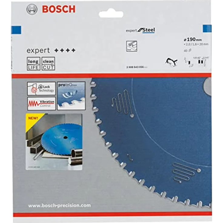 Bosch Professional Kreissägeblatt Expert für Steel, 210 x 30 x 2,0 mm, 48, 2608643057 – Bild 2