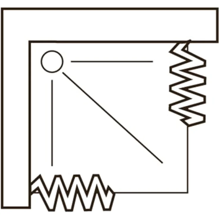 PVC Duschkabine 70x80 mit zentraler Öffnung Mod. Acquario – Bild 5