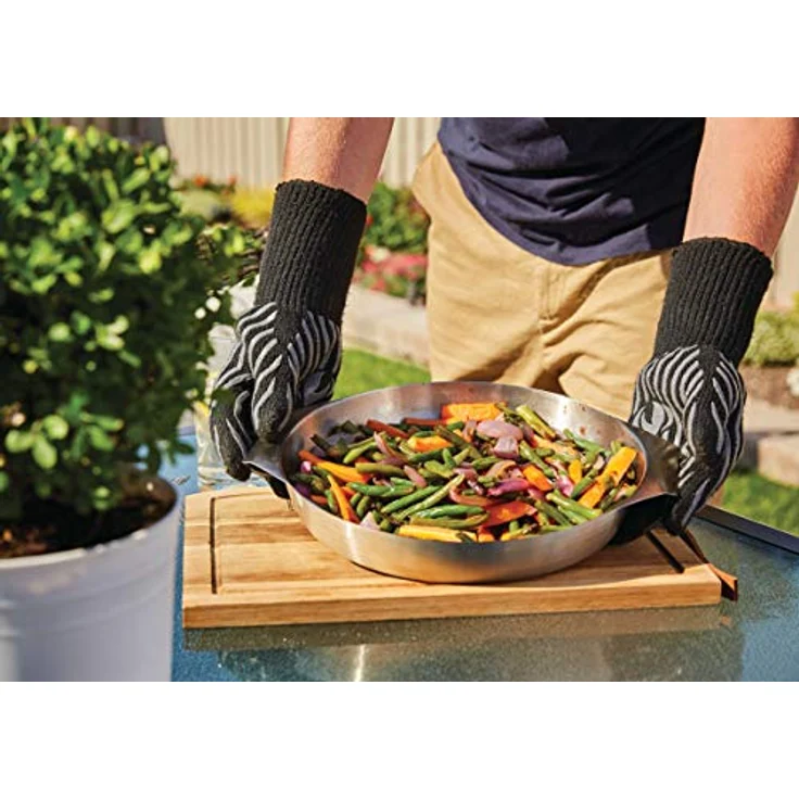 Napoleon Grillhandschuh BBQ Grillfingerhandschuh 1 Stück hitzebeständig 62145 – Bild 3