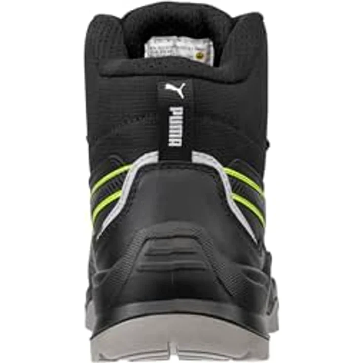 ISM Sicherheitsstiefel Krypton green mid disc S3S, ESD, FO, SR, Vollrindleder, Gr. 42, schwarz/grün – Bild 6