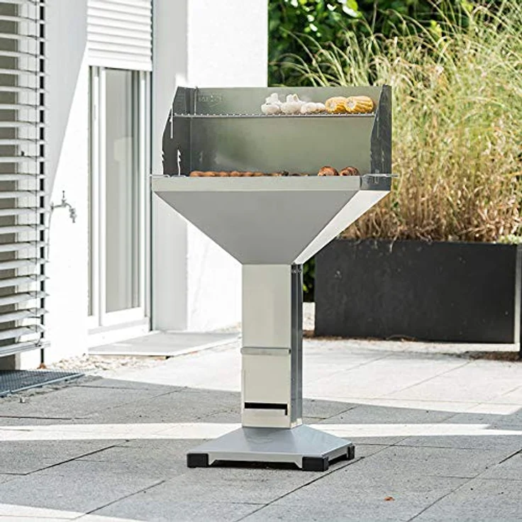 THÜROS T4 Direkt Plus Holzkohlegrill Edelstahl - Preisvergleich – Bild 2