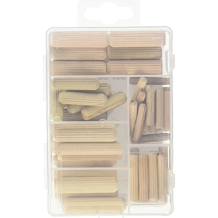 BGS Do it yourself Holzdübel-Sortiment, 53-tlg. mit Dübelgrößen Ø 5 - 10 mm im Sortimentskasten – Bild 2