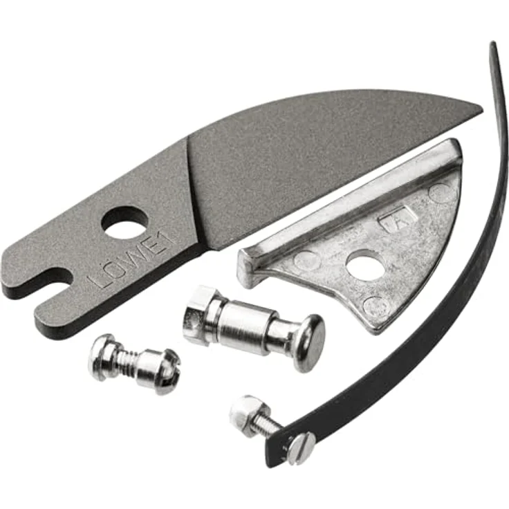 Original Löwe Ersatzteilset 1.007 Ersatzteile für Amboss Gartenschere - 5 teiliges Set aus Ersatzklinge Ersatzamboss Ersatzfeder und Schrauben für Ambossscheren 1.101 1.102 1.104 1.107 1.109 mittelgroß – Bild 3