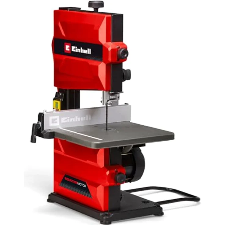 Einhell Bandsäge TC-SB 200 + (300 W, werkzeugloser Sägebandwechsel, Parallelanschlag, Höhenverstellung, robuste Sägebandführung, stufenlos neigbarer Tisch) – Bild 1